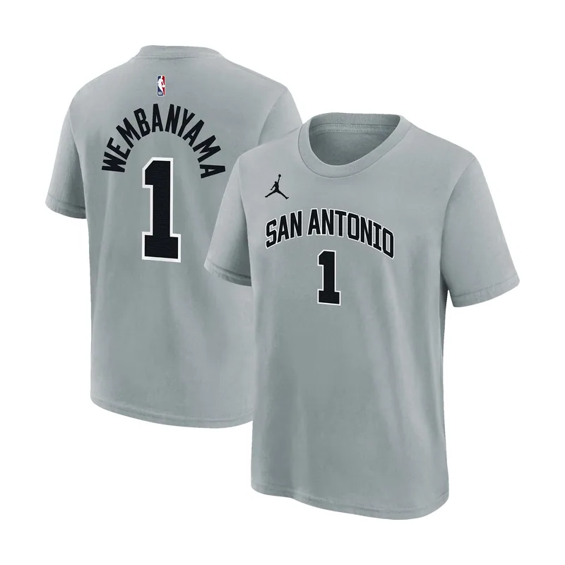 Camiseta con nombre y número de Los San Antonio Spurs - Wemby juvenil