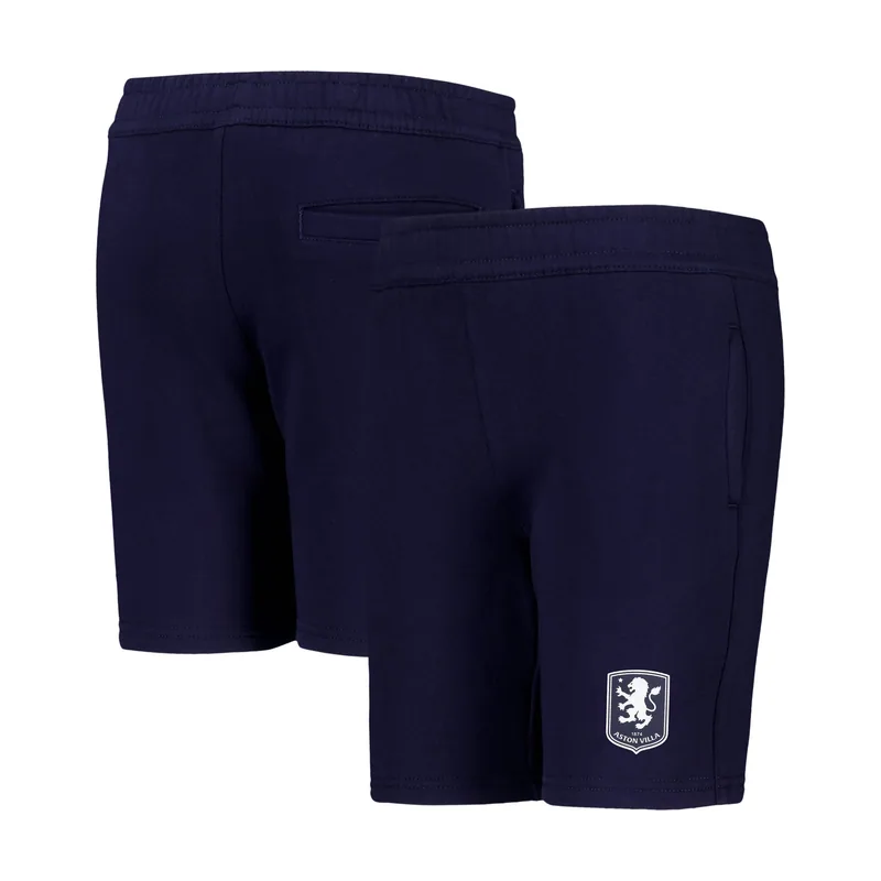 Pantalones cortos de chándal Classic Core del Aston Villa infantil - Azul marino
