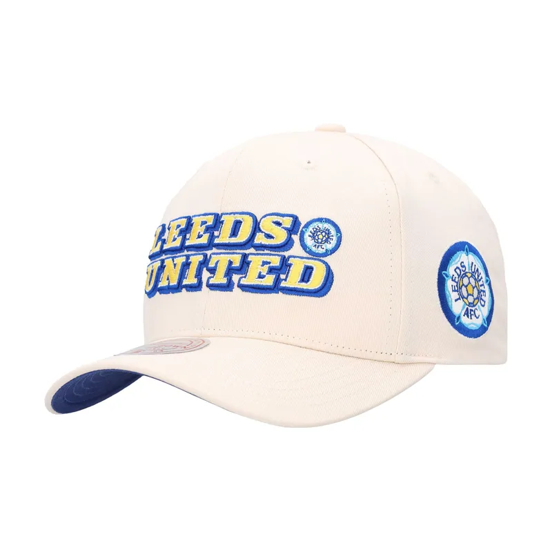 Gorra Pro Crown Leeds United x Program para hombre - Blanca