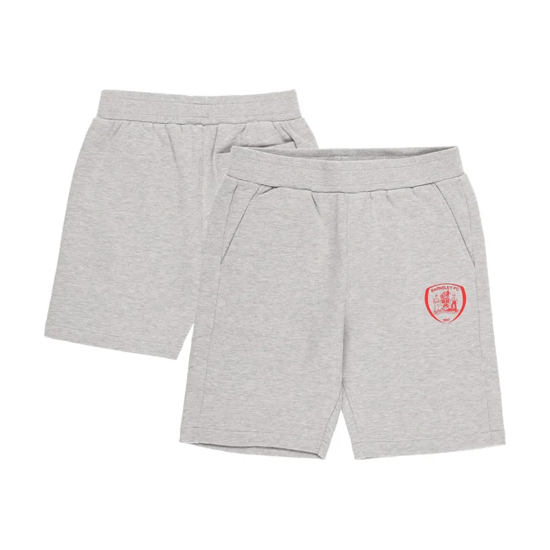 Pantalones cortos deportivos Barnsley infantil - Gris jaspeado