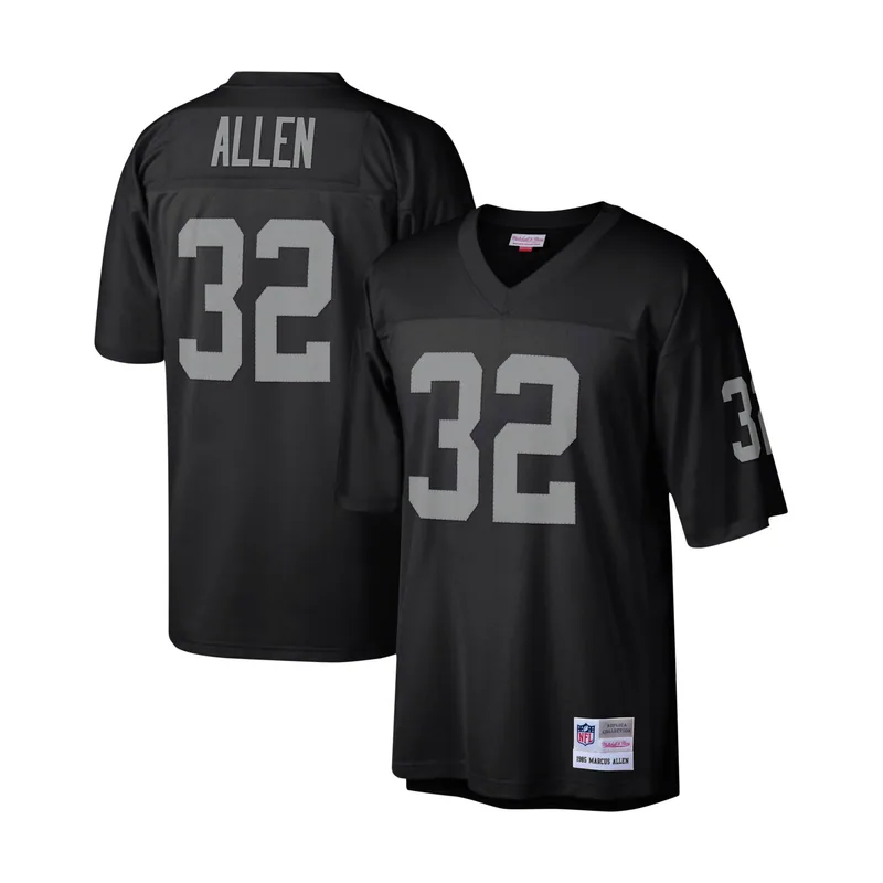 Camiseta Marcus Allen del Los Angeles Raiders 1985 Legacy - Negro