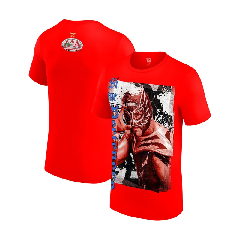 Camiseta roja para hombre El Grande Americano Superstar