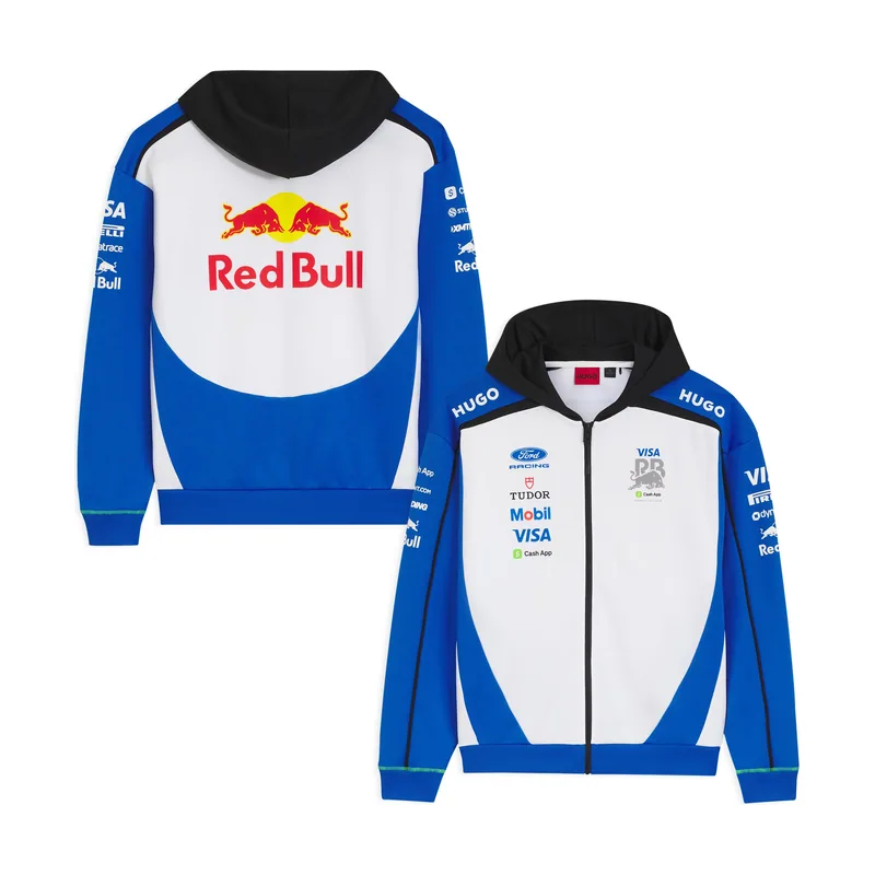 Sudadera con capucha VCARB Hugo 2026 Team con cremallera completa