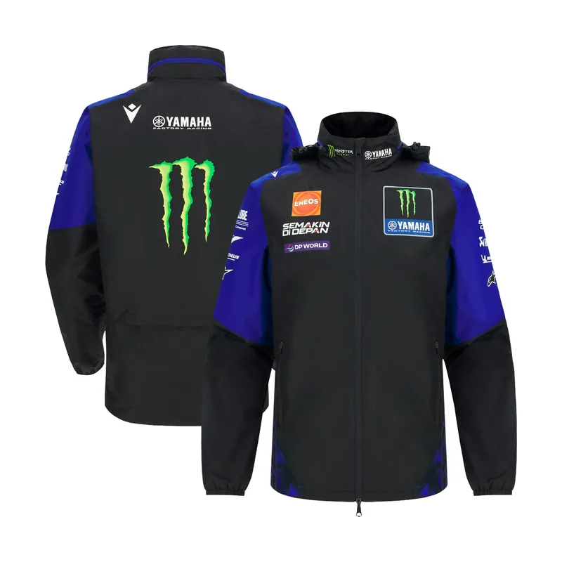 Chaqueta impermeable de entrenamiento del Monster Energy Yamaha Team