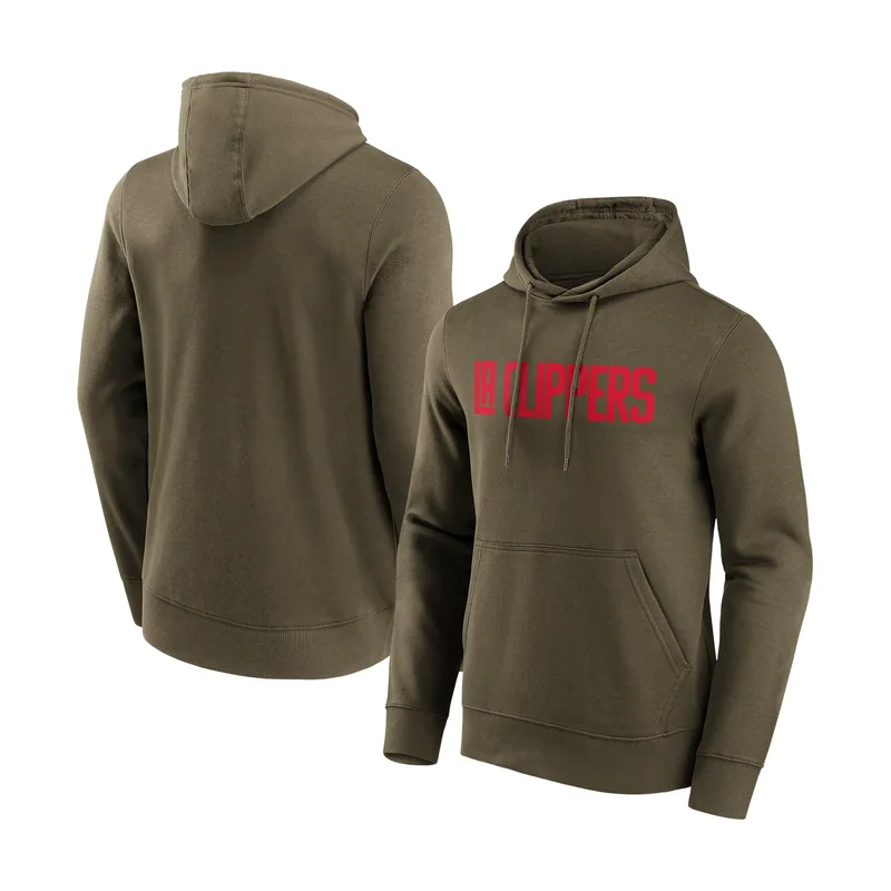 Los Angeles Clippers Branded Fashion Color Wordmark Sudadera con capucha para hombre