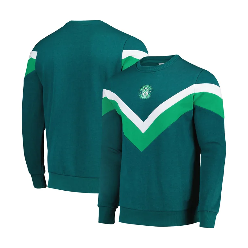 Jersey Hibernian Cut & Sew Crew para hombre - Bayberry Green