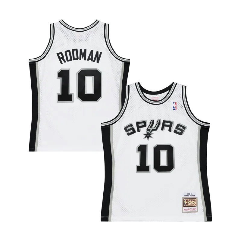 San Antonio Spurs Dennis Rodman 1993 Camiseta Auténtica - Blanco