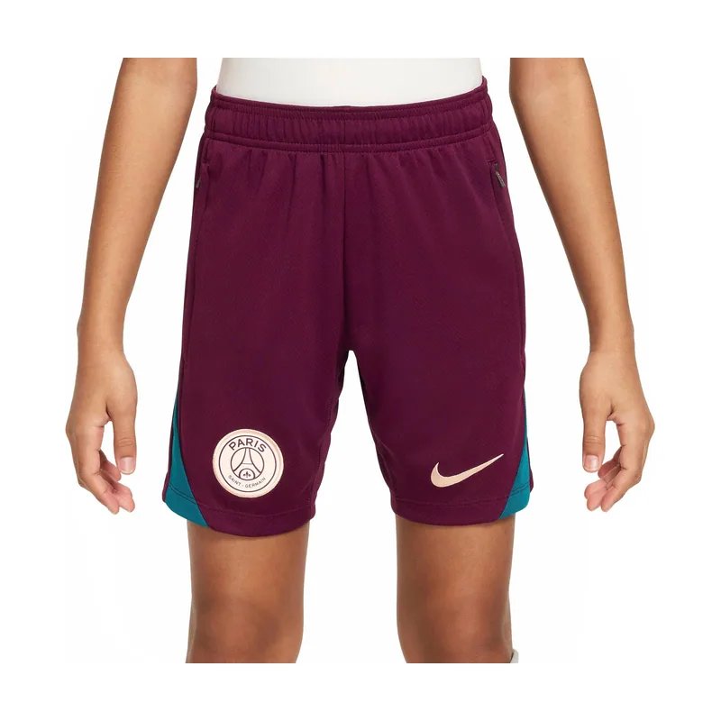 Pantalón corto Strike del PSG infantil - Granate