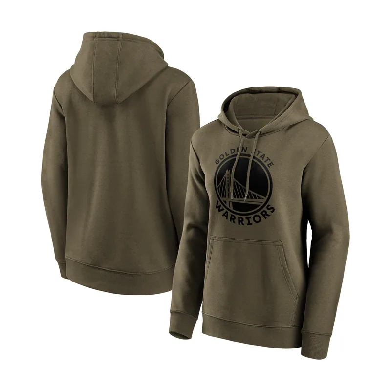 Sudadera con capucha y logo de Golden State Warriors Branded Fashion Preferred para mujer