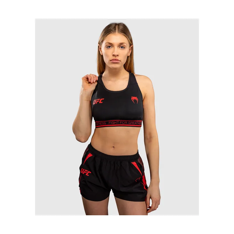 Sujetador deportivo UFC Unity Fight Week para mujer - Negro