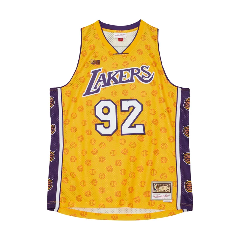 Camiseta del Los Angeles Lakers x Ozuna Swingman - Amarillo