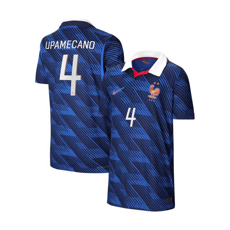 Camiseta Aero-Fit de la 1ª equipación del Francia 2026 - Niños dorsal Upamecano 4