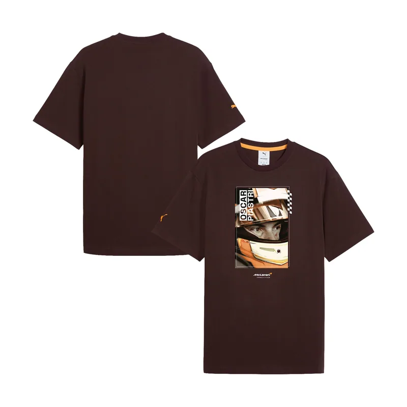 Camiseta unisex del piloto de McLaren Oscar Piastri