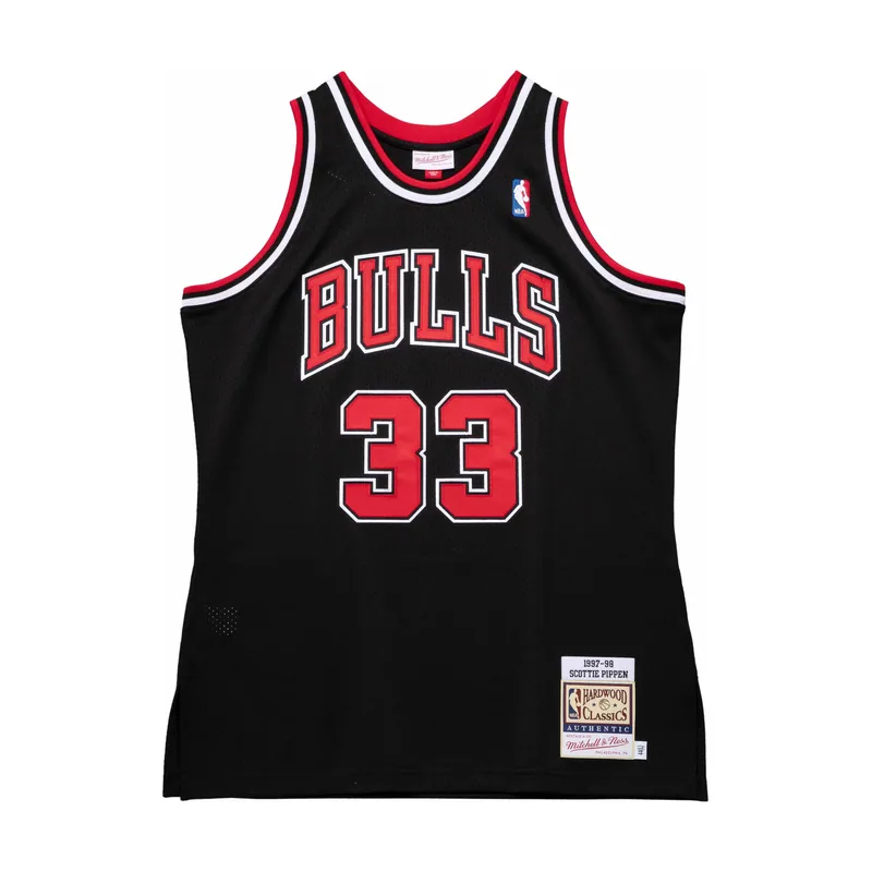 Camiseta Scottie Pippen del Chicago Bulls 1997 Authentic Alternativa - Negro