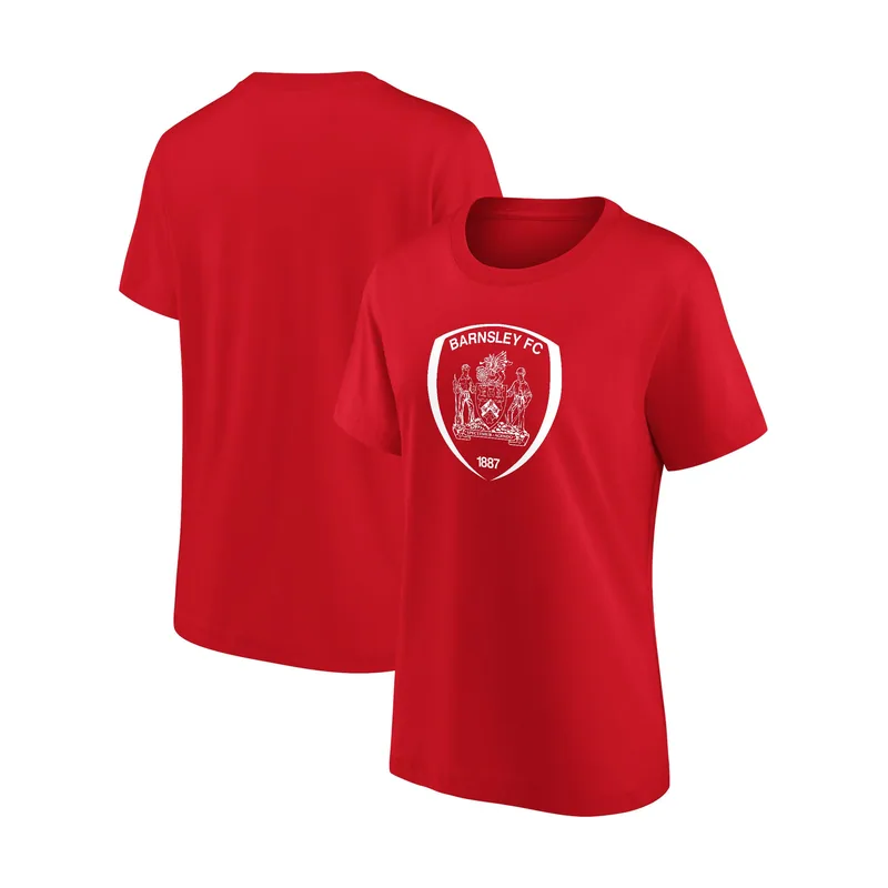 Camiseta gráfica Barnsley Primary Logo para mujer - Rojo
