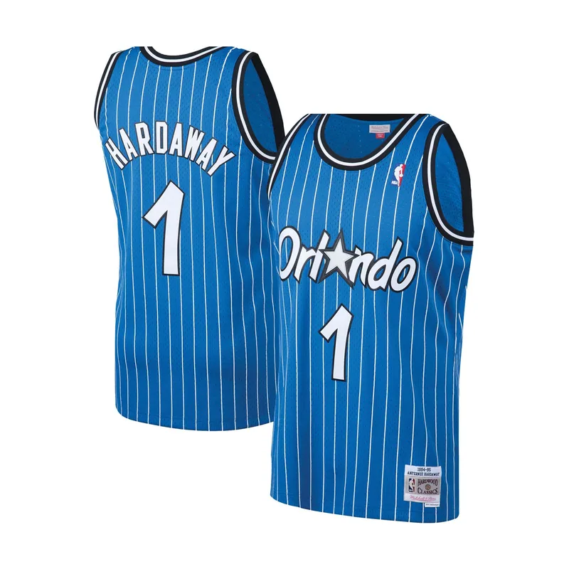 Camiseta Anfernee Hardaway del Orlando Magic 1994 Hardwood Classics Visitante - Azul