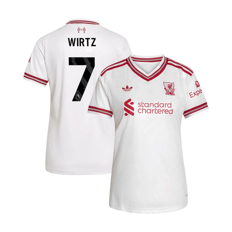 Camiseta de la 2ª equipación del Liverpool 2026-27 - Mujer con dorsal Wirtz 7