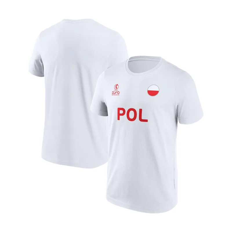 Camiseta Gráfico UEFA Euro 25 del Polonia - Unisexo - Blanco