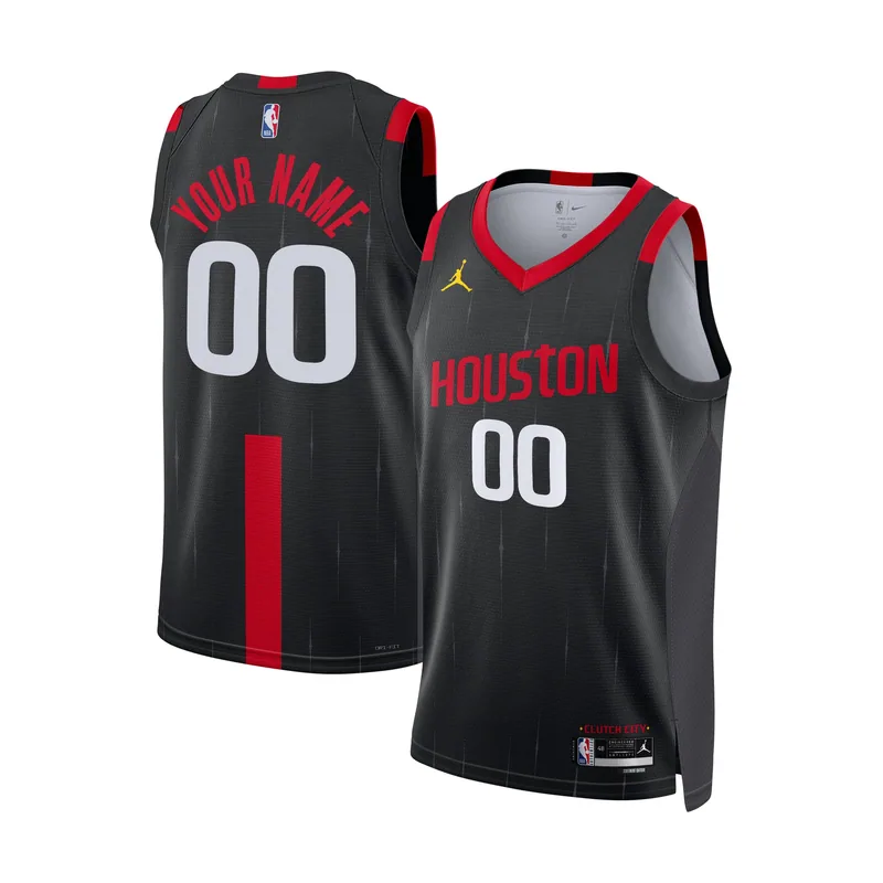 Camiseta réplica Swingman Statement Edition de los Houston Rockets personalizada unisex