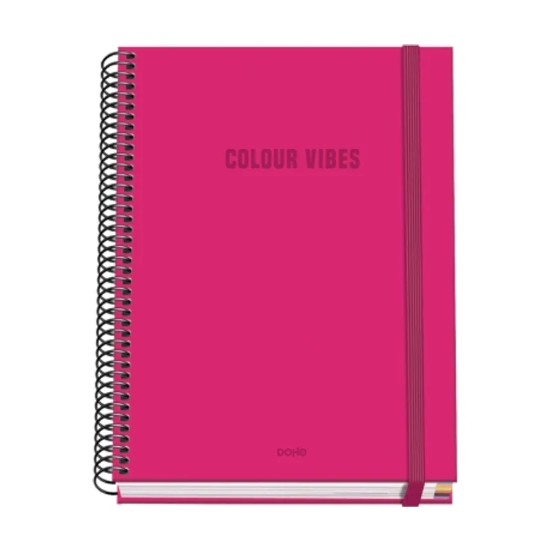Cuaderno A5 Cuadriculado 21 cm 5 mm Rosa
