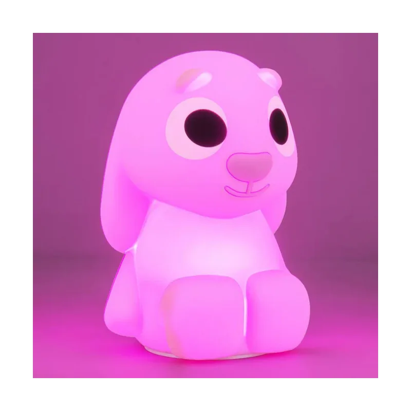 Luz silicona recargable squishyglo floppy bluey