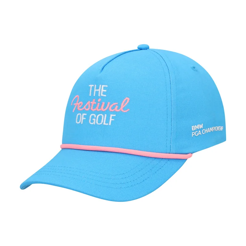 Gorra BMW PGA Championship Festival Of Golf con detalle de cuerda - Azul