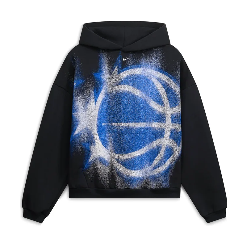 Sudadera con capucha negra para hombre, modelo 2026/27 Standard Issue Practice Icon Fleece Pullover Hoodie