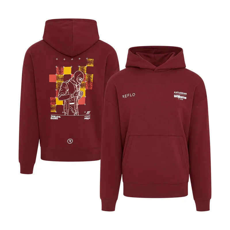 Sudadera gráfica Rokit Williams Racing X Reflo Carlos Sainz unisex