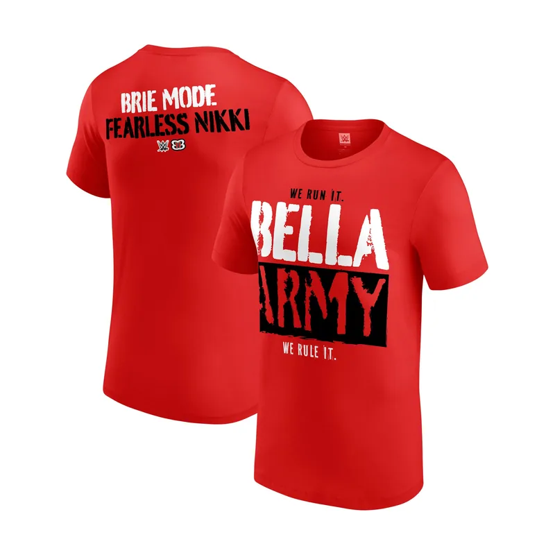 Camiseta WWE The Bellas We Run It We Rule It para hombre - Roja