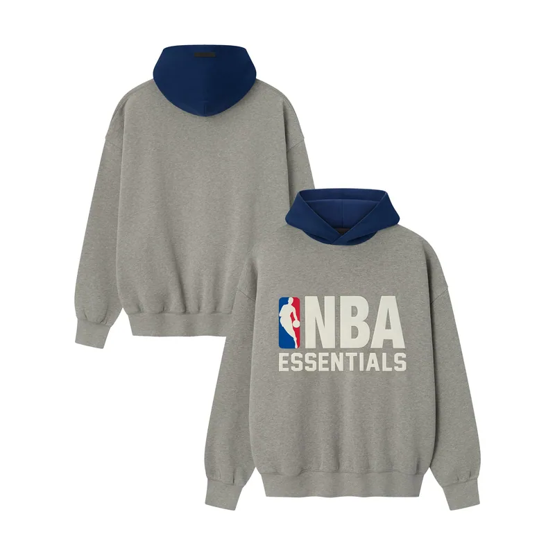 Sudadera con capucha de ajuste deportivo Essentials de la NBA x Fear Of God de Logo Gear unisex