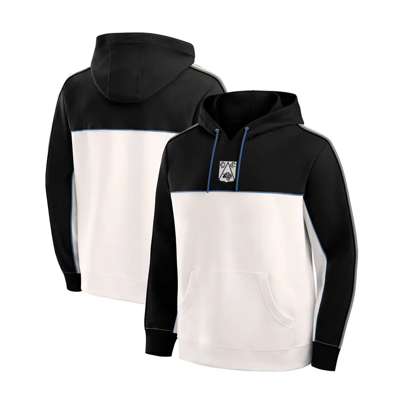 Sudadera con capucha retro del Derby County para hombre - Negra