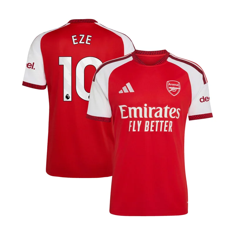 Camiseta primera equipación Arsenal 2026-27 con dorsal Eze 10