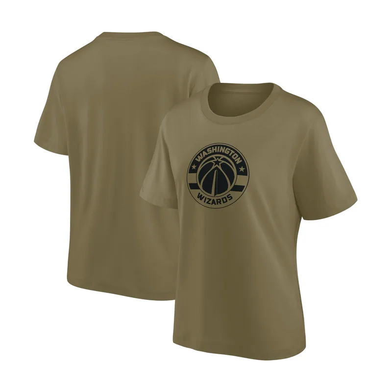 Camiseta extragrande con gráfico y logo monocromático de la marca de los Washington Wizards para mujer