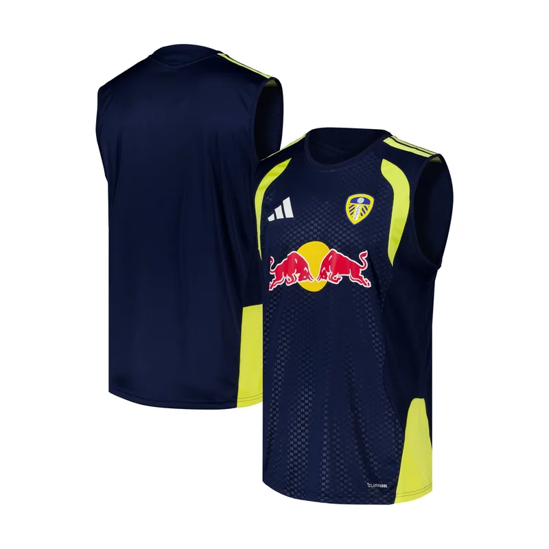 Camiseta sin mangas de entrenamiento Leeds United - Azul marino