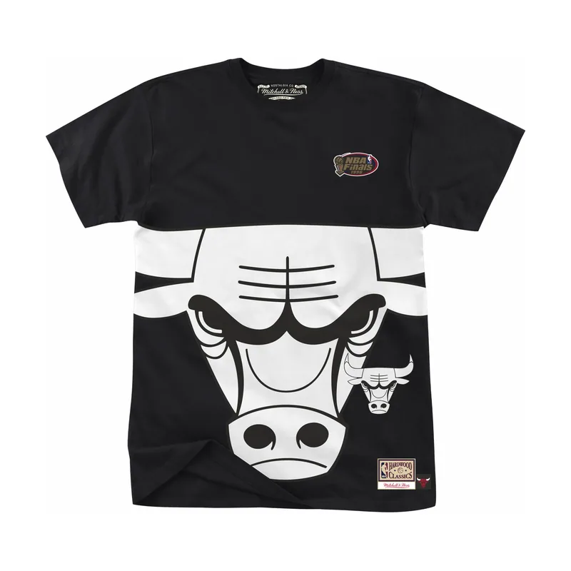 Camiseta Chicago Bulls Big Face 3.0 para hombre - Negra