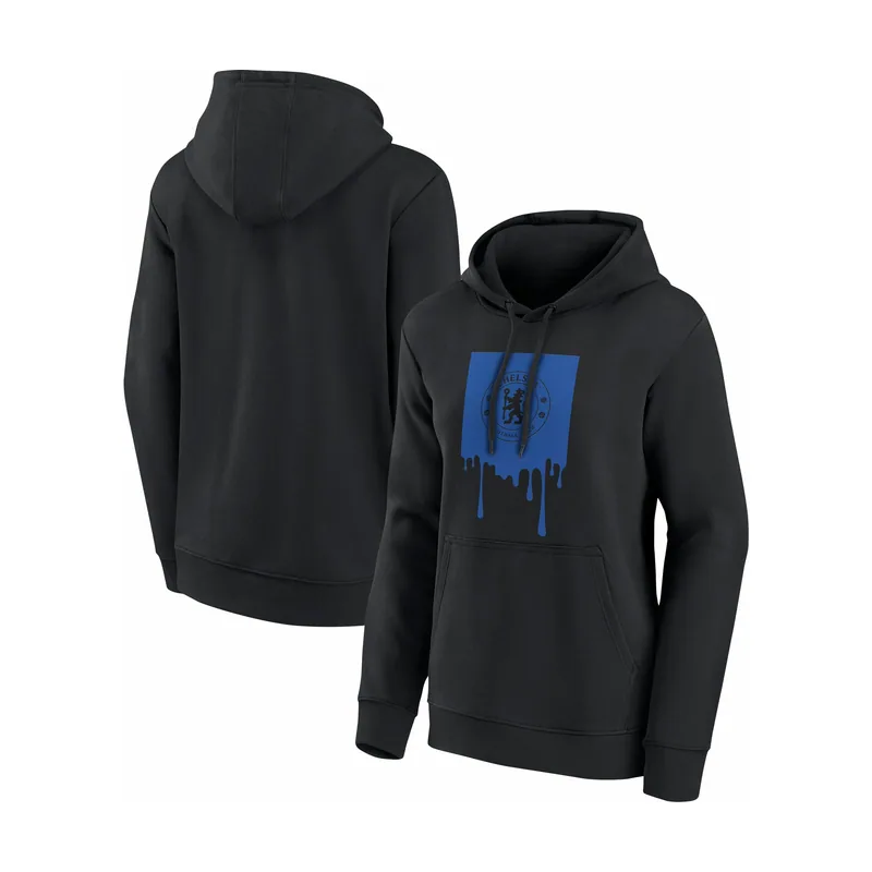 Sudadera con capucha gráfica Chelsea Liquify para hombre - Negra