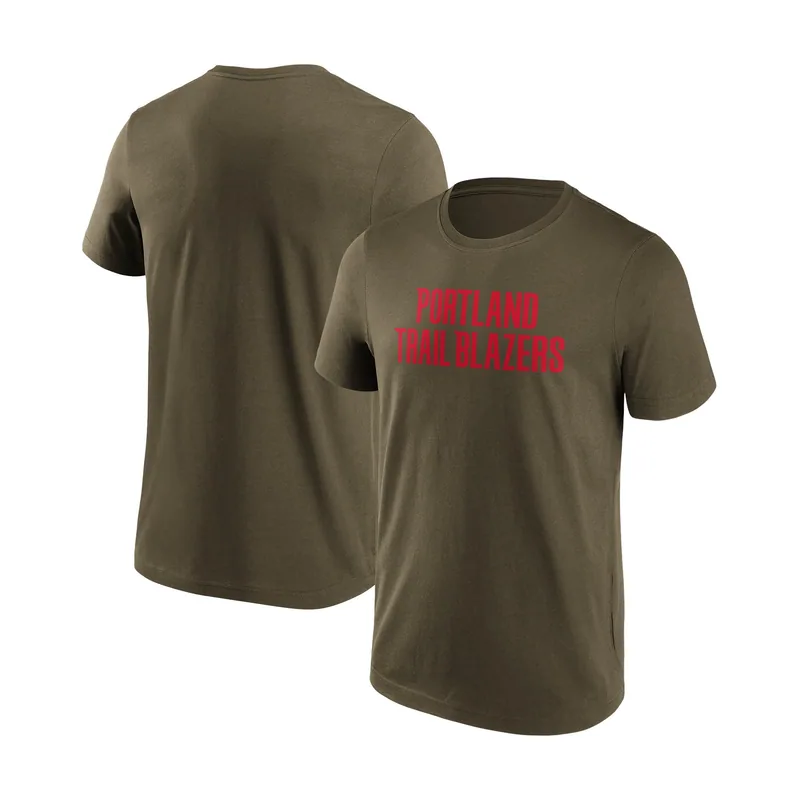 Camiseta Portland Trail Blazers Branded Fashion Color Wordmark para hombre