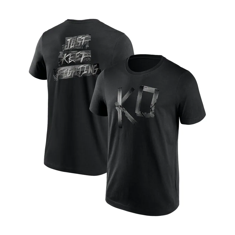 Camiseta Kevin Owens KO Blackout del WWE para hombre - Negro