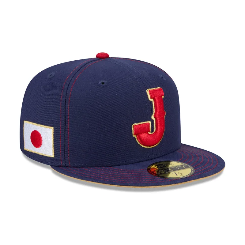 Gorra ajustada 59FIFTY del Clásico Mundial de Béisbol Japón 2026 de New Era para hombre, color - Azul marino