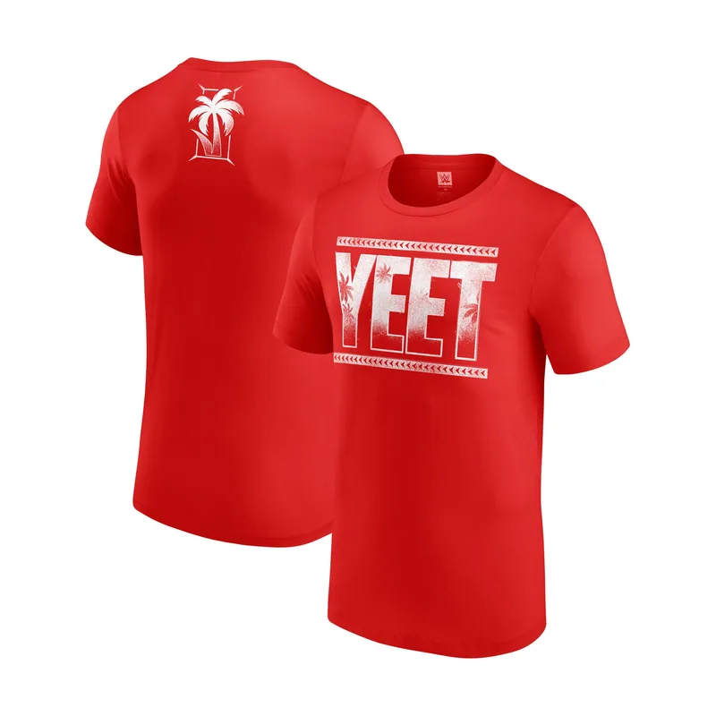T-Shirt Jey Uso Yeet del WWE para hombre - Rojo