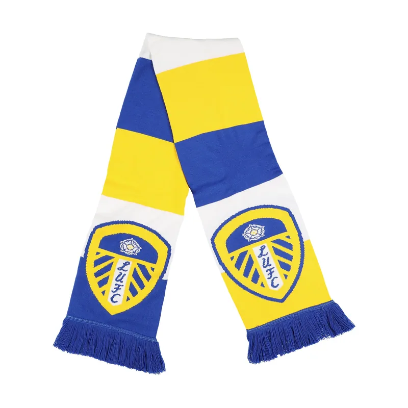 Bufanda a rayas del Leeds United unisex - Multicolor