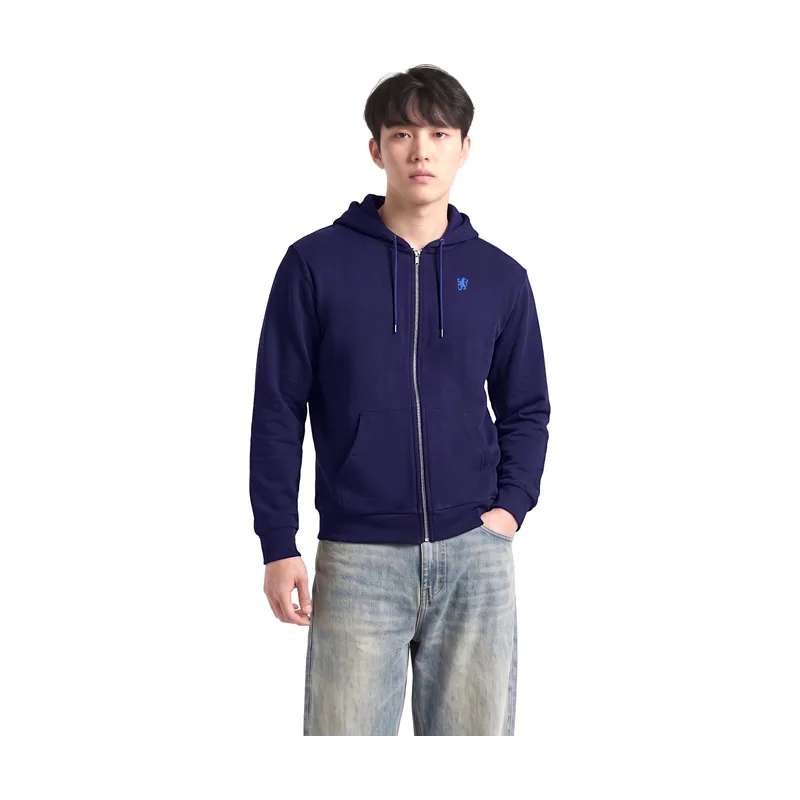 Sudadera con capucha y cremallera Chelsea Classics - Azul marino