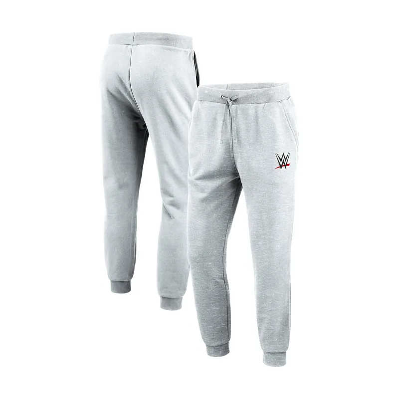 Joggers con logo principal de WWE para hombre - Gris