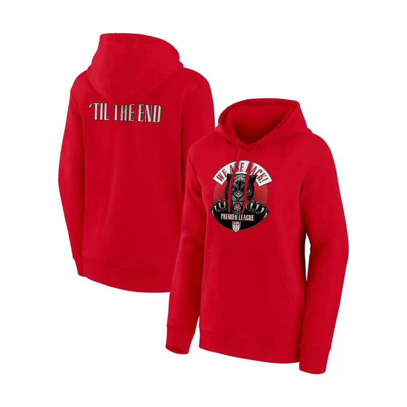 Sudadera con capucha "Ganadores del play-off del Sunderland" para mujer - Roja
