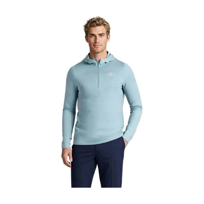 Sudadera con capucha 1/2 cremallera KJUS Liam del The Open - Azul