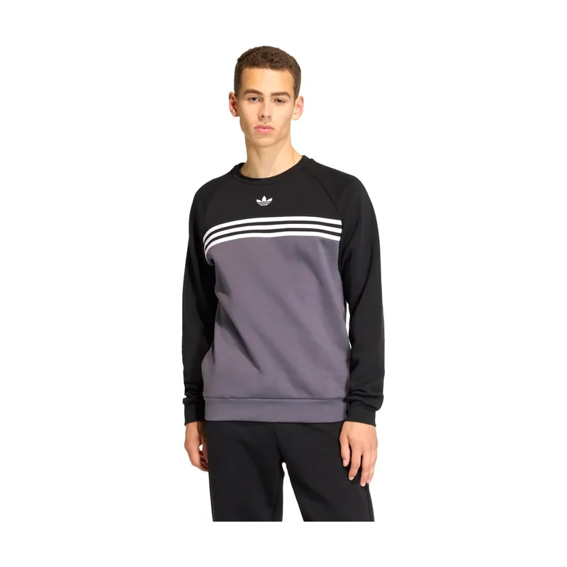 Sudadera de Cuello Redondo Chest Stripes UV807