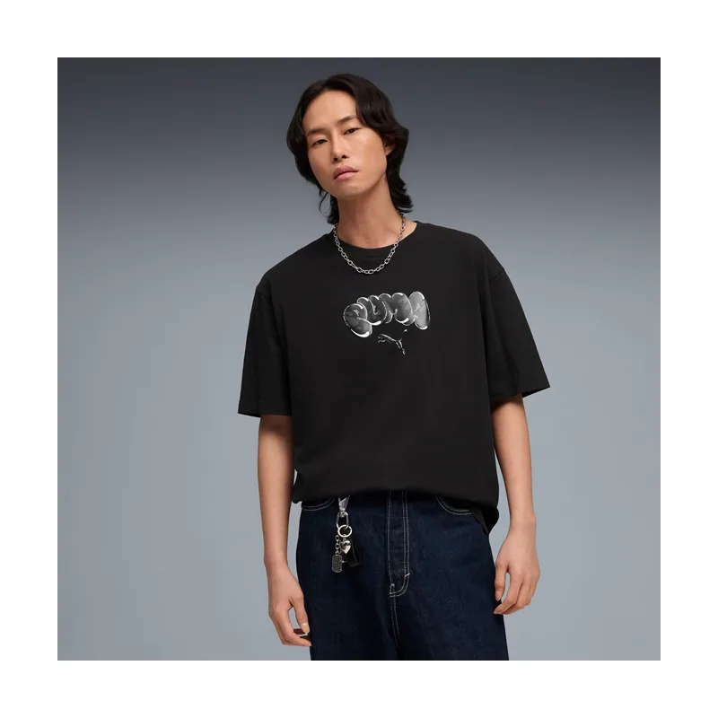 Camiseta holgada Graphic Balloon Art para hombre 634439