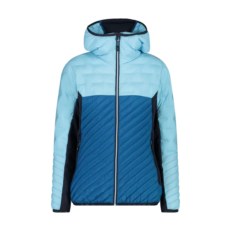 Chaqueta acolchada con capucha híbrida mujer Unlimitech