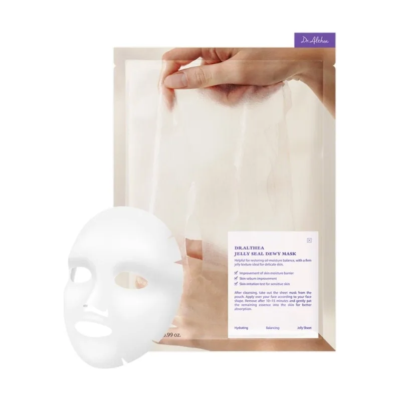 Dr. Althea Jelly Seal Dewy Mascarilla Facial Hidratante 28 g x 4