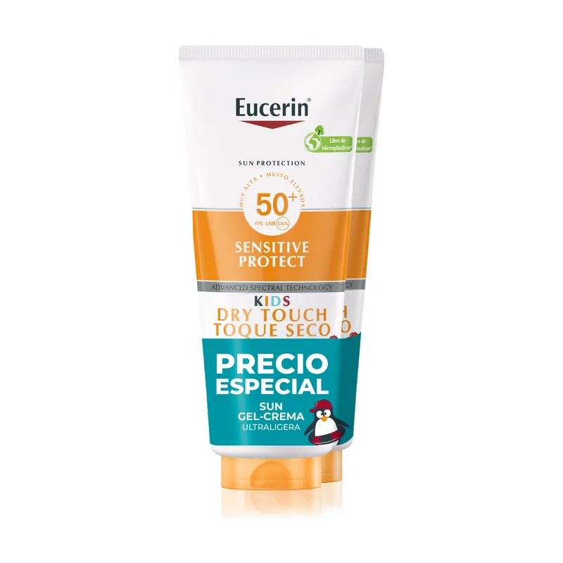 Eucerin Duplo Sun Kids Sensitive Protect Gel-Crema Solar Niños SPF50+ 200 ml